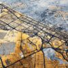 Louis De Poortere alfombra Cities Dubai 9698 Gold Sea zoom 4