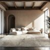 Louis De Poortere alfombra Mad Men Sol 9735 Albatre Ambiance