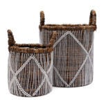 Rivièra Maison Bohemian Chic Cesta Set of 2 pcs