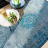 Louis De Poortere 8255 Fading World Medallion Grey Turquoise interior 6 2025