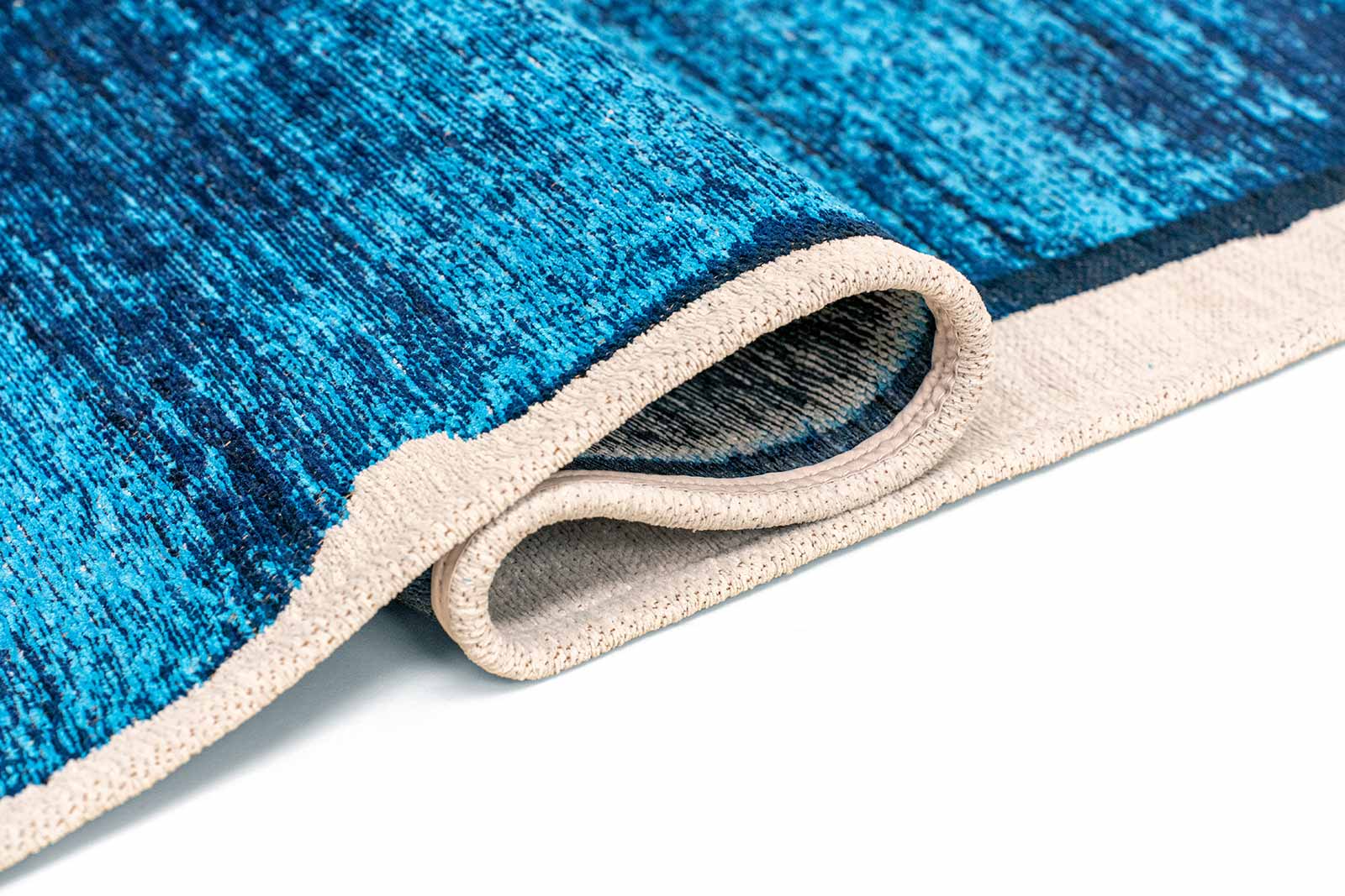 Louis De Poortere alfombra Craft 2080 Brush Diva Blue fold